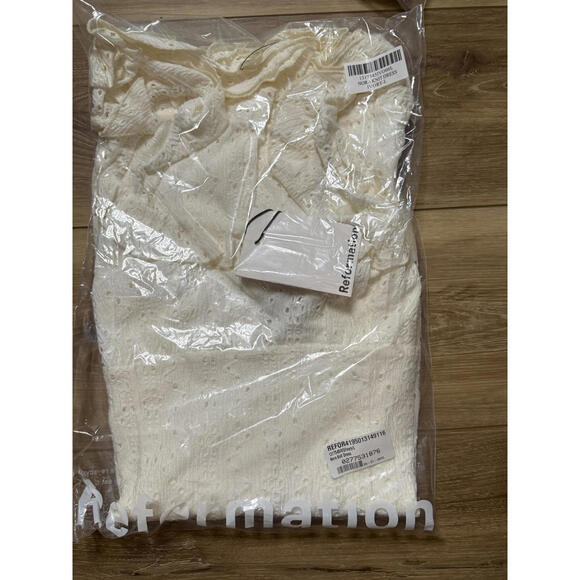 NWT! Reformation Nora Knit Dress in Ivory Size Large - Picture 5 of 6